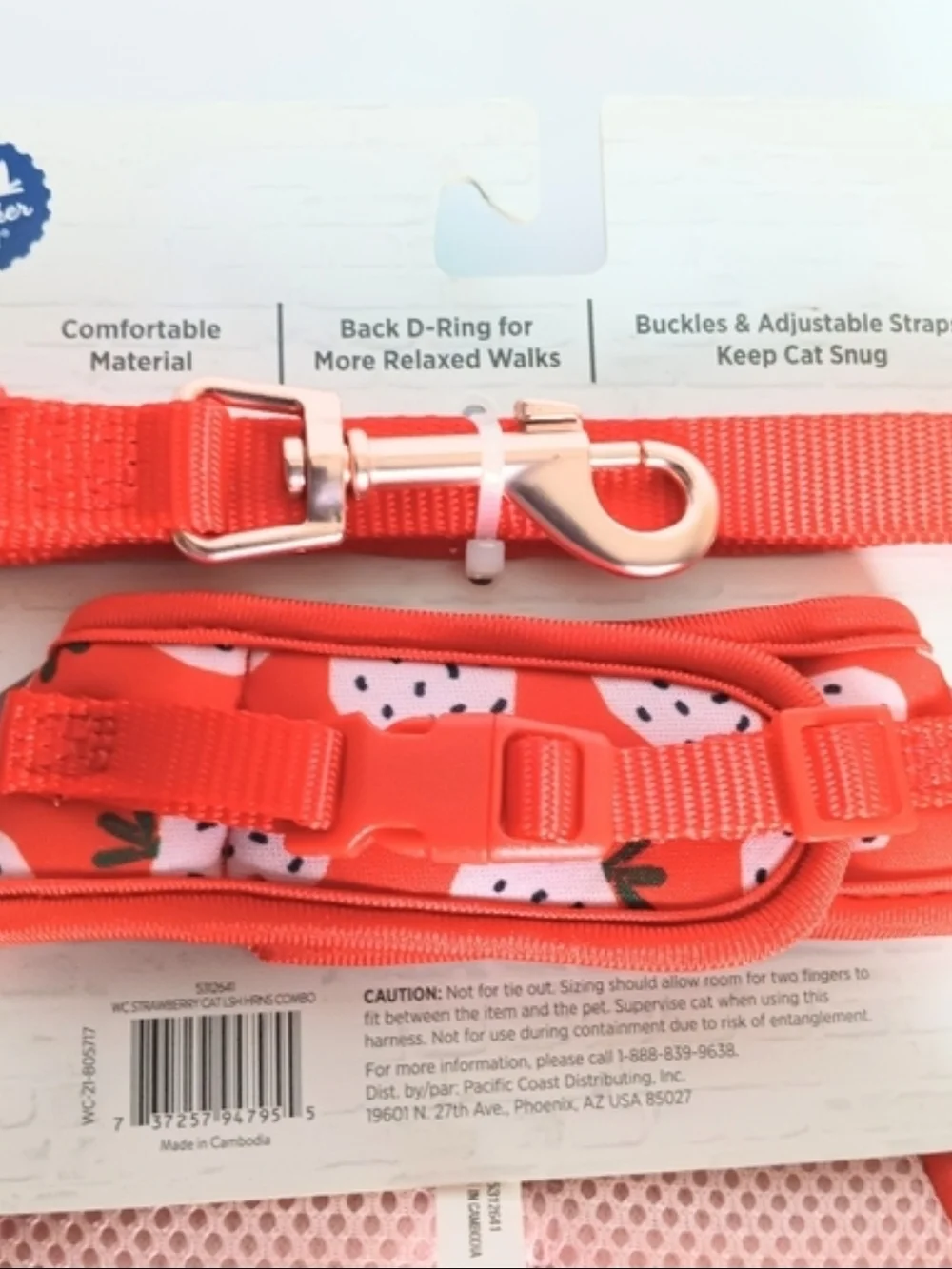 Whisker City Bundle Of 2 Adult Cat Harness Vest & Leash Combo NWT